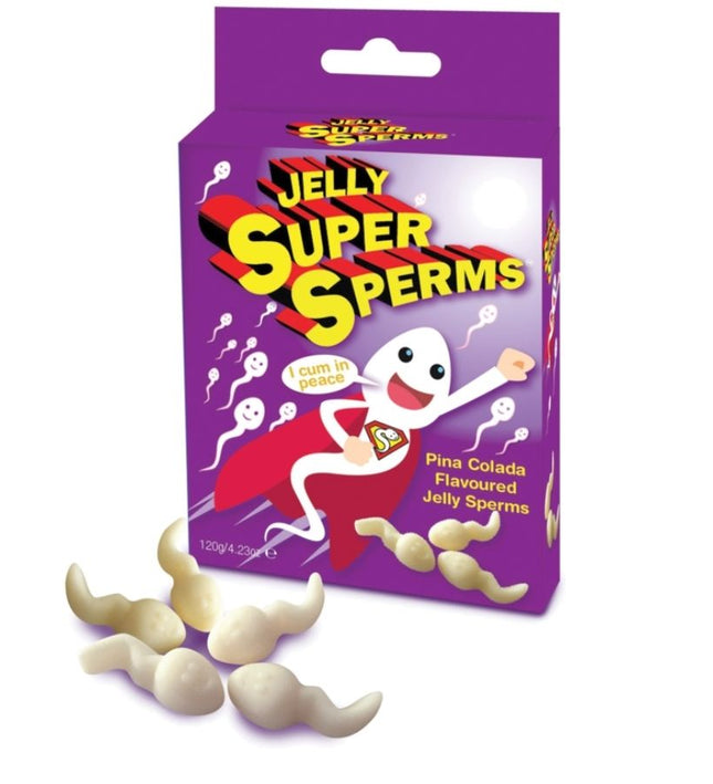 SPENCER & FLEETWOOD - JELLY SUPER SPERM GUMMIES FORM SPERM 120 GR