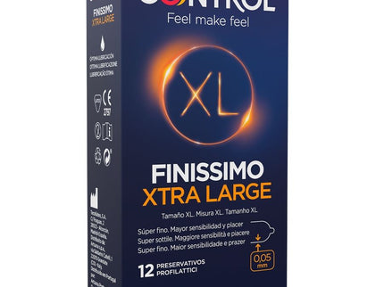 CONTROL - FINISSIMO XL CONDOMS 12 UNITS