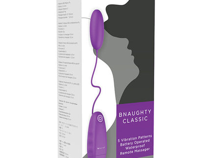 B SWISH - BNAUGHTY CLASSIC VIBRATING BULLET PURPLE