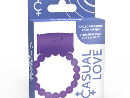 CASUAL LOVE - 25 COUPLE VIBRATOR RING VIOLET