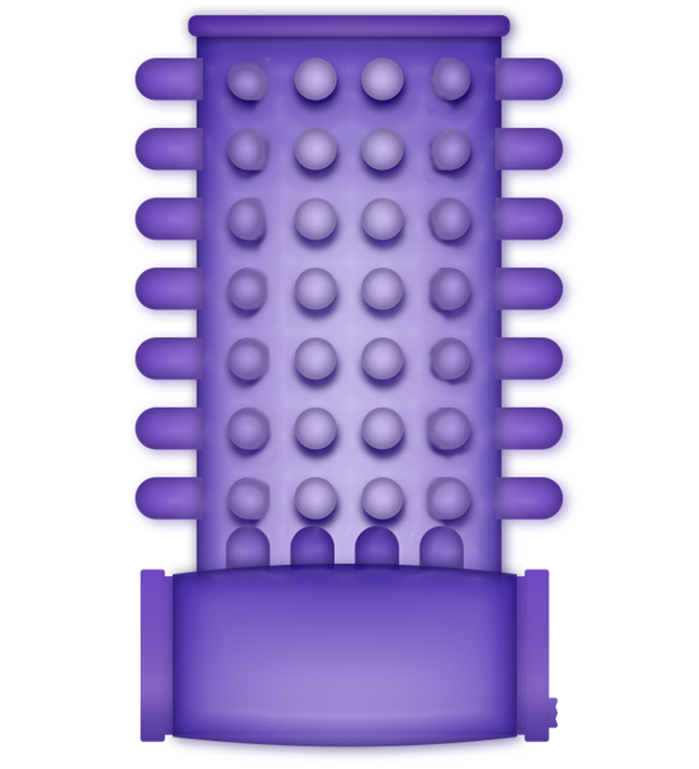 CASUAL LOVE - RING VIBRATING SLEEVE PURPLE