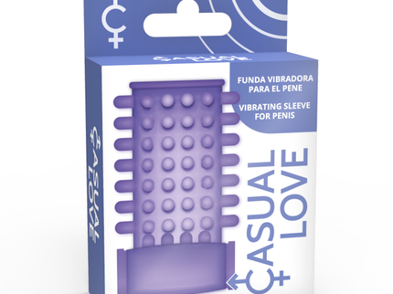 CASUAL LOVE - RING VIBRATING SLEEVE PURPLE