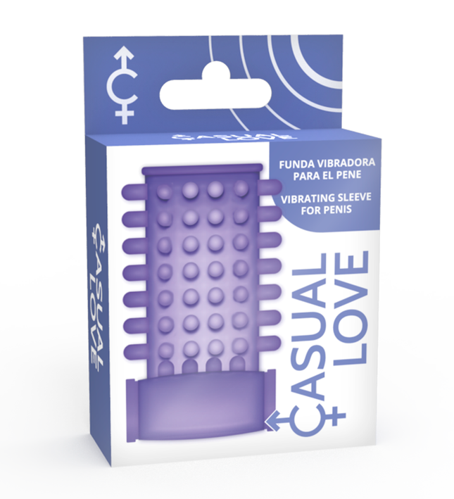 CASUAL LOVE - RING VIBRATING SLEEVE PURPLE