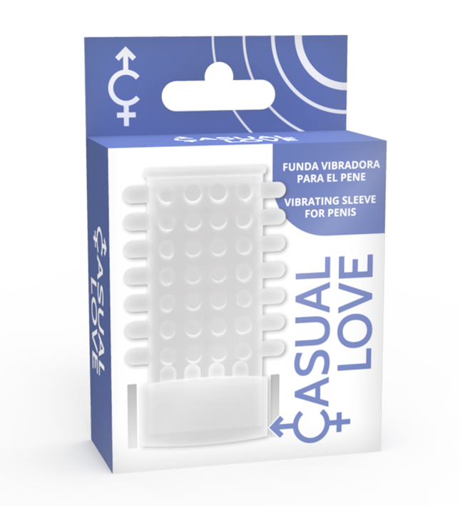 CASUAL LOVE - RING VIBRATING SLEEVE TRANSPARENT