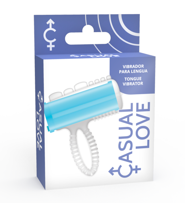 CASUAL LOVE - RING TONGUE VIBRATING BLUE