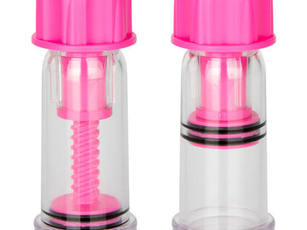 CALEXOTICS - VACCUM TWIST PINK NIPPLE SUCTION CUP
