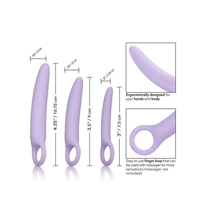 CALEXOTICS - DR LAURA BERMAN ALENA SET OF 3 SILICONE DILATORS