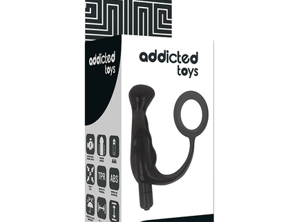 ADDICTED TOYS - VIBRATOR PROST TICO BLACK 10 CM