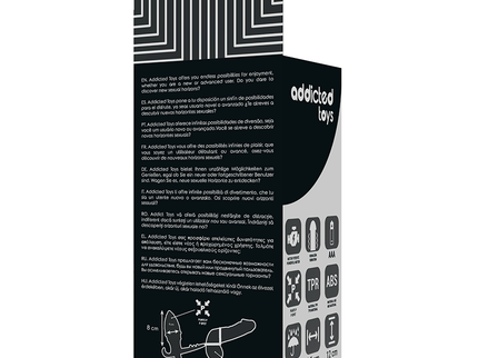 ADDICTED TOYS - ANAL PLUG WITH DOUBLE BLACK RING