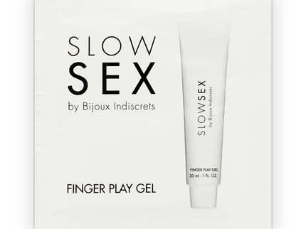 BIJOUX - SLOW SEX MASSAGE GEL WITH FINGER PLAY SINGLE DOSE