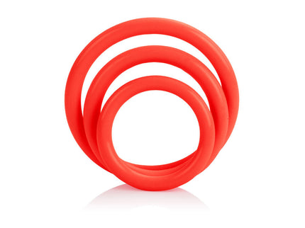 CALEXOTICS - TRI-RINGS SET RED