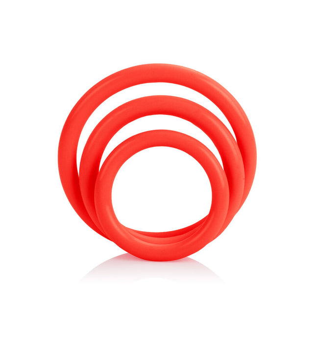 CALEXOTICS - TRI-RINGS SET RED