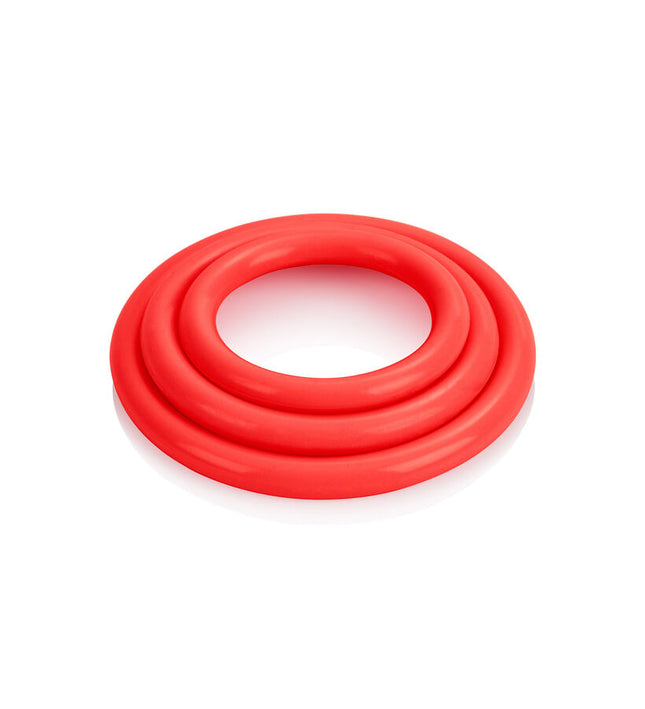 CALEXOTICS - TRI-RINGS SET RED