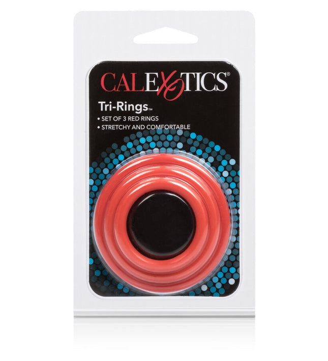 CALEXOTICS - TRI-RINGS SET RED