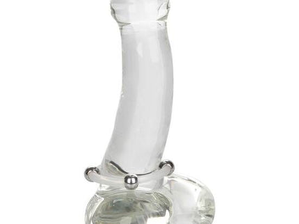 CALEXOTICS - STEEL BEADED SILICONE RING L