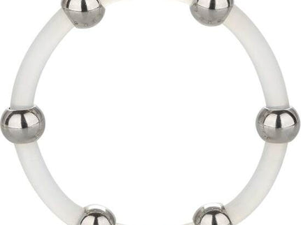 CALEXOTICS - STEEL BEADED SILICONE RING XL