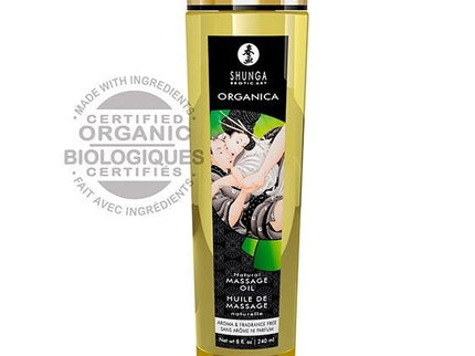 SHUNGA - NATURAL ORGANIC MASSAGE OIL 240 ML