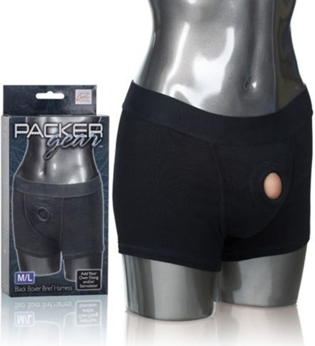CALEXOTICS - PACKER GEAR BOXER BRIEF HARNESS M/L