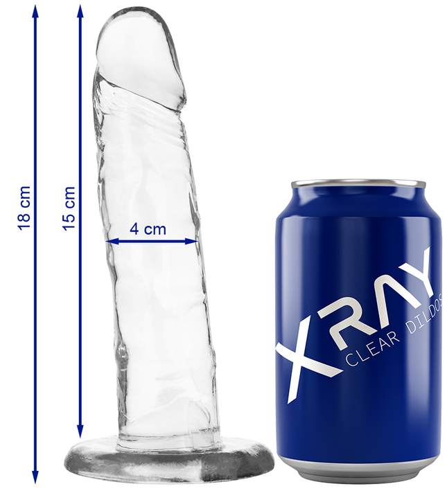 X RAY - CLEAR COCK 18 CM -O- 4 CM