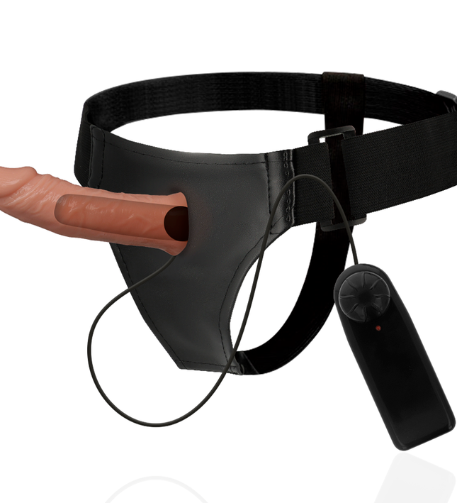 HARNESS ATTRACTION - RNES HOLLOW BENNY WITH VIBRATOR 15 CM -O- 4.5 CM