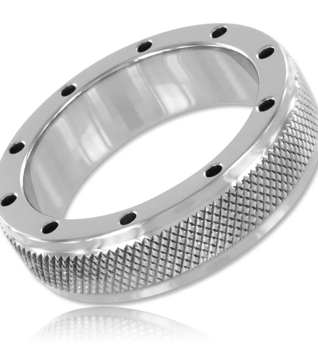 METAL HARD - METAL RING FOR PENIS AND TESTICLES 55MM