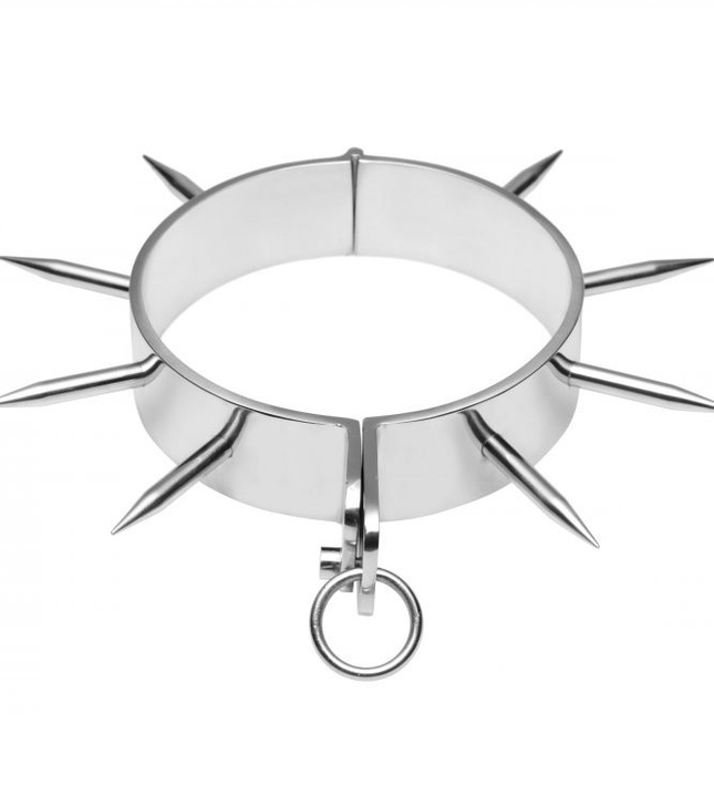METAL HARD - BDSM SLAVE COLLAR WITH POINTS
