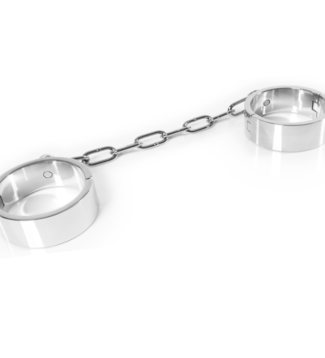 METAL HARD - ANKLE HANDCUFFS WITH ALLEN KEY SUBMISSION BDSM
