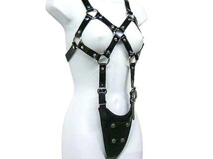 LEATHER BODY - EXPOSED BODY WOMAN