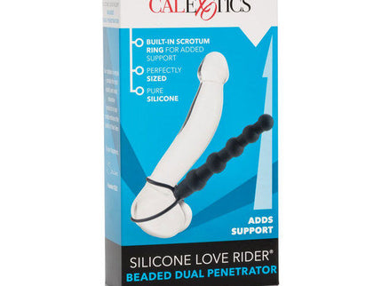 CALEXOTICS - BEADED DUAL PENETRATOR BLACK