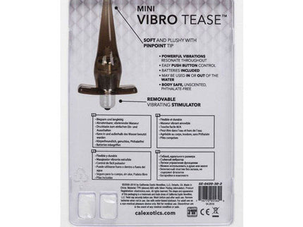CALEXOTICS - MINI VIBRO TEASE BLACK