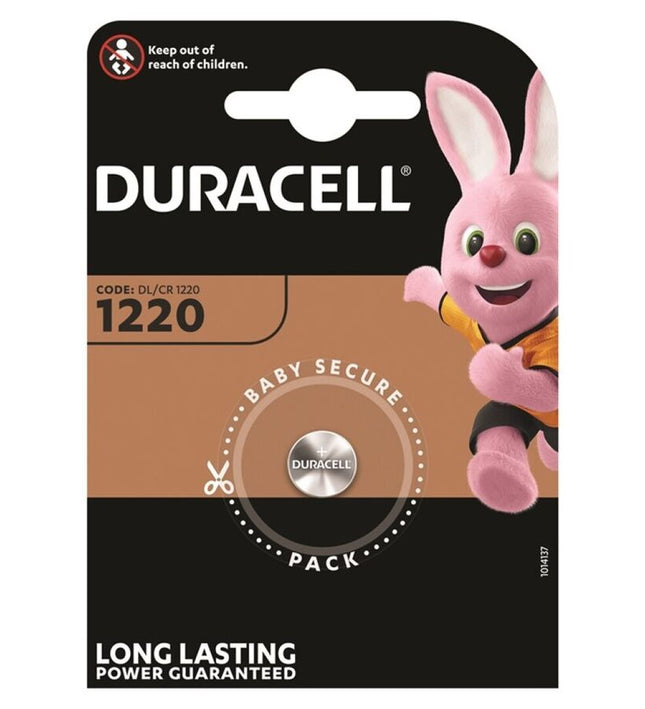 DURACELL - BATTERY BOTON LITIO CR1220 3V 1UNIT