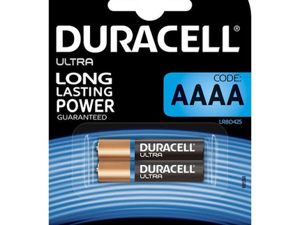 DURACELL - ULTRA POWER BATTERY ALCALINA AAAA MX2500 1,5V 2 UNITS