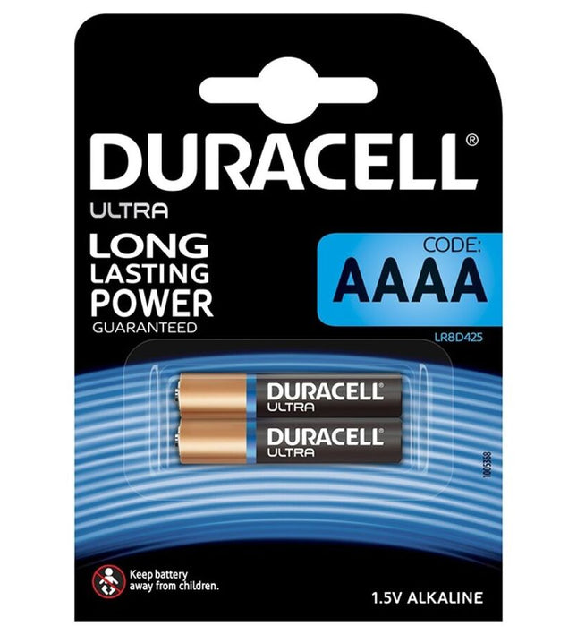 DURACELL - ULTRA POWER BATTERY ALCALINA AAAA MX2500 1,5V 2 UNITS