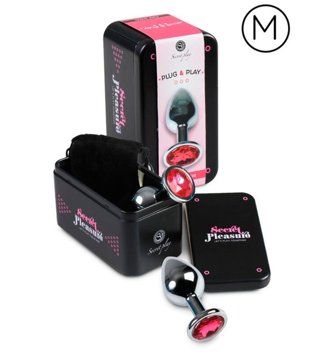 SECRETPLAY - PLUG ANAL FUCHSIA 8 CM