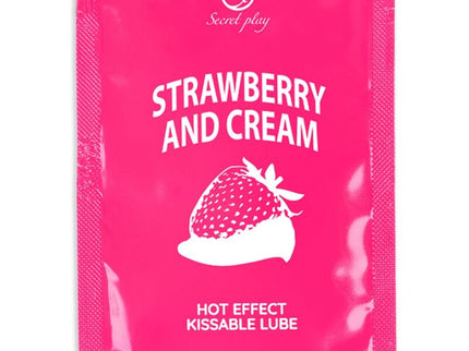 SECRETPLAY - SINGLE DOSE LUBRICANT STRAWBERRIES & CREAM 10 ML