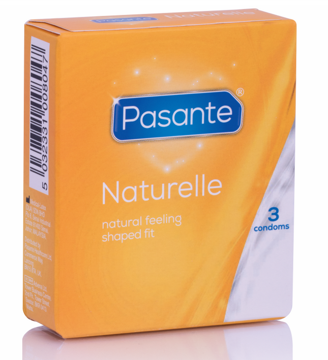 PASANTE - NATURELLE CONDOM 3 PACK