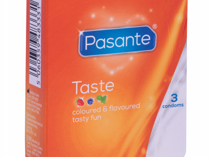 PASANTE - CONDOMS FLAVORS 3 UNITS