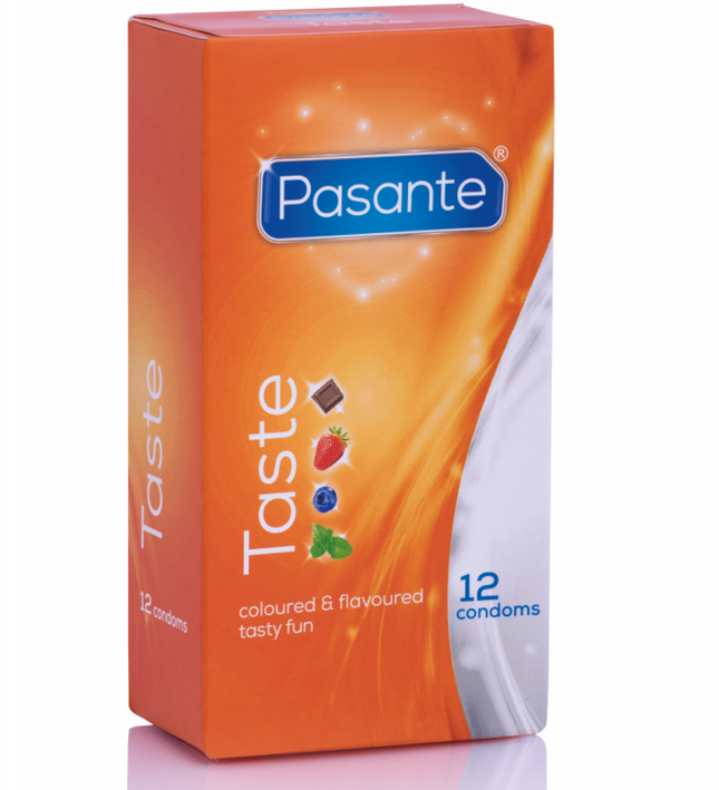 PASANTE - CONDOMS FLAVORS 12 UNITS