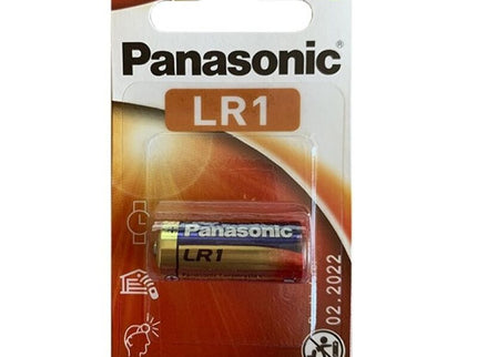 PANASONIC - ALKALINE BATTERY LR1 1.5V BLISTER 1 PACK