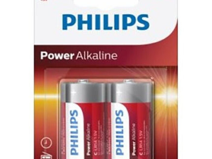 PHILIPS - POWER BATTERIES PILA C LR14 PACK 2