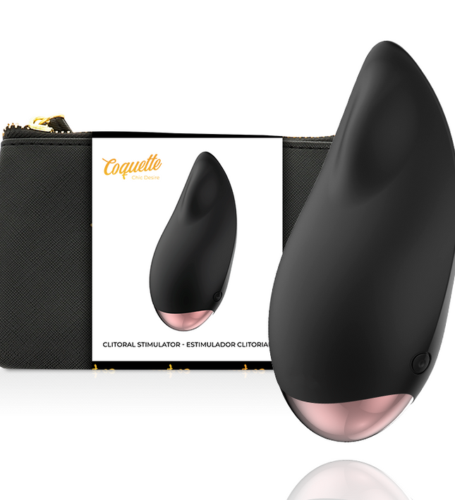 COQUETTE CHIC DESIRE - CLITORIAL STIMULATOR BLACK / GOLD DROP