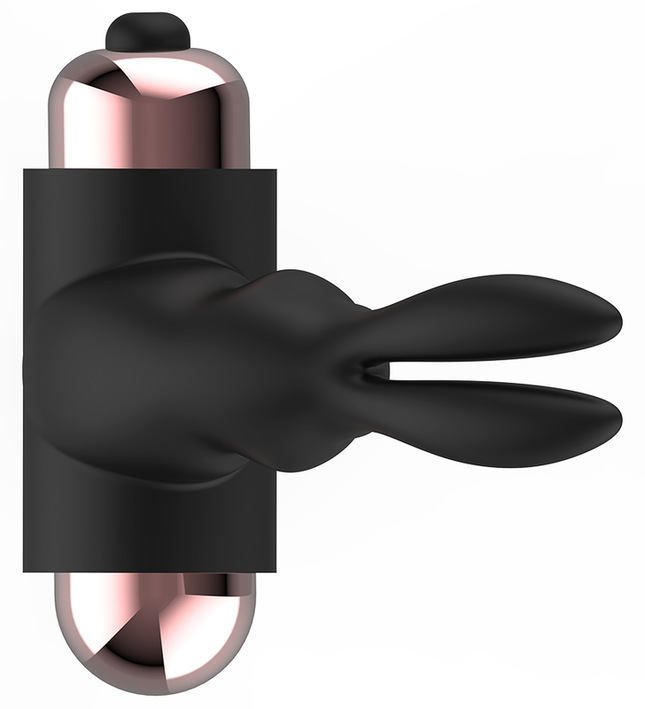 COQUETTE CHIC DESIRE - COCK RING WITH VIBRATOR BLACK/ GOLD