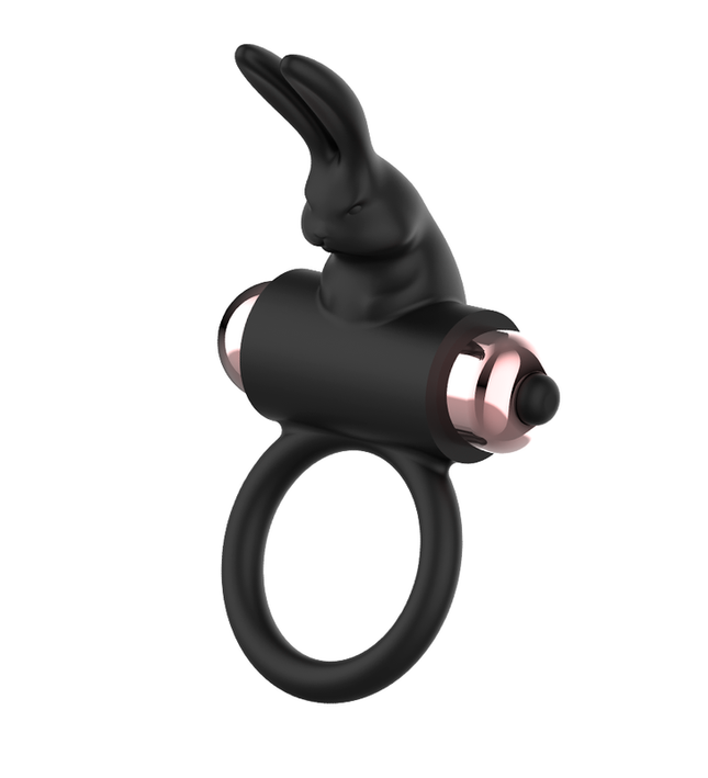 COQUETTE CHIC DESIRE - COCK RING WITH VIBRATOR BLACK/ GOLD