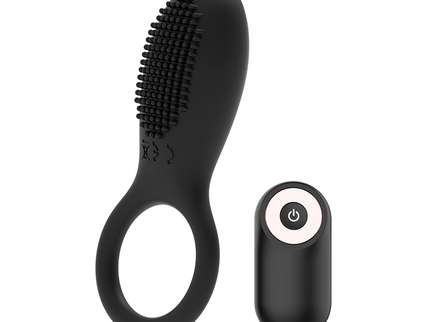 COQUETTE CHIC DESIRE - COCK RING REMOTE CONTROL RECHARGEABLE BLACK/ GOLD