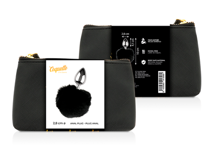 COQUETTE CHIC DESIRE - ANAL PLUG METAL SIZE L 2.8 X 4.1 CM
