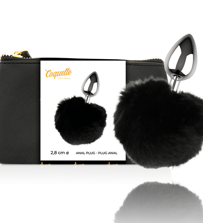 COQUETTE CHIC DESIRE - ANAL PLUG METAL SIZE L 2.8 X 4.1 CM