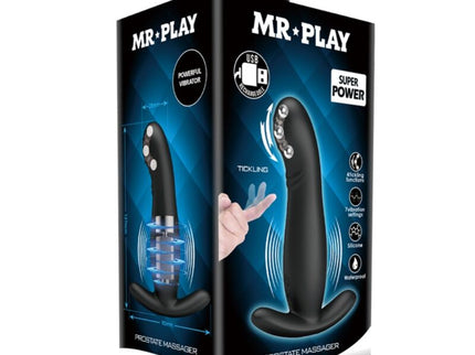 MR PLAY - RECHARGEABLE BLACK PROSTATE MASSAGER