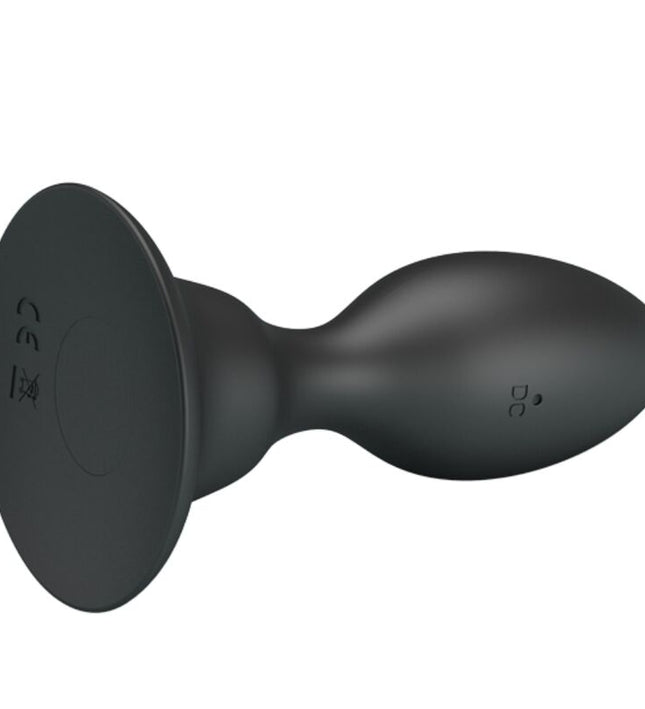 MR PLAY - ANAL PLUG WITH VIBRATION BLACK REMOTE CONTROL