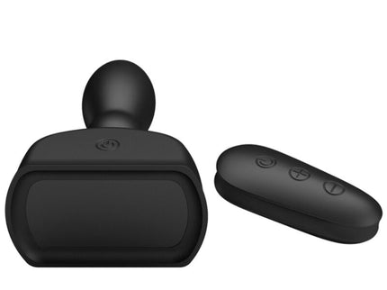 MR PLAY - BLACK INFLATABLE ANAL PLUG REMOTE CONTROL