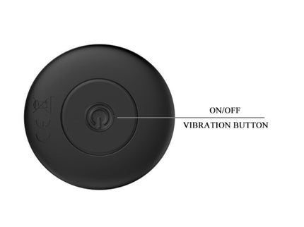 MR PLAY - RECHARGEABLE BLACK VIBRATOR ANAL PLUG